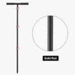 Soil Probe Rod, 48inch Adjustable Ground Rod with T-Handle - Metal Soil Probe for Plumbing Tool, Locating Septic Tank, Landscaping Garden Tool - Image 5