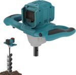 Cordless Post Hole Digger for 18V Battery (NOT Included), Electric Earth Auger Posthole Digger, Power Drill Auger for Fence, Farmland, Garden, Plant