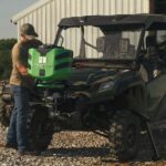 Hooyman ATV Seeder with 125 lb Hopper, Universal Mounting System, and Seed Rate Adjustment for Seeding and Land Management - Image 3