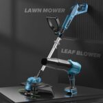 Electric String Trimmer & Leaf Blower Combo Kit for Makita 18V Battery (NOT Included), 15" Cordless Weed Wacker, 40000RPM 475MPH Handheld Mini Jet Dry Blower for Lawn Care, Patio Cleaning - Image 7