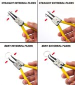 Snap Ring Pliers Set - Heavy Duty,4-piece - Image 3