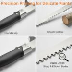 5-Piece Gardening Tool Set with 3 Pruning Shears & 2 Folding Saws, Professional Stainless Steel Blades for Tree Trimming, Branch Cutting, Bonsai Care, Camping (Gift Ready) - Image 6