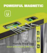 Level & Tool Magnetic Aluminum Reinforced Torpedo Level, 9", Green (1PCS) - Image 2