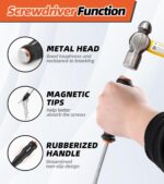 Heavy Duty Screwdriver Sets Screwdriver Kit 2-Piece, Professional Cushion Grip Insulated Magnetic Tip Electrician Screwdriver Kits (2-Piece) - Image 3
