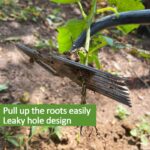 [2025 New Upgraded] 2 in 1 Hardened Hollow with Long Handle,Heavy Duty Garden Hoes for Weeding Loosening Soil Digging Planting Ridging, Handy Garden Tool - Image 6