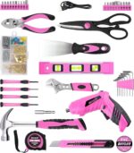 power-screwdrivers 3.6V tool ses 143Pcs tool set pink 143 piece tool box - Image 2