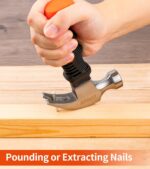 8oz Mini Hammer, Tool for Hanging Wall Decor, Lightweight Household Hardware - Image 7
