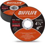 Cut-Off Wheels Cutting Wheel Disc 4-1/2"x3/64''x7/8'' Thin Metal Stainless Steel Cutting Cut Off Disc 25 Piece