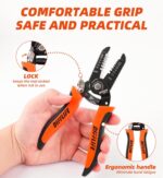 10-22 AWG Wire Stripper Cutter Wire Stripping Tool And Multi-Function Hand Tool，Professional Handle Design And Refined Craftsmanship. - Image 4