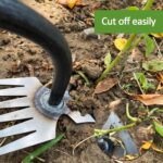 [2025 New Upgraded] 2 in 1 Hardened Hollow with Long Handle,Heavy Duty Garden Hoes for Weeding Loosening Soil Digging Planting Ridging, Handy Garden Tool - Image 5