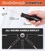 Heavy Duty Screwdriver Sets Screwdriver Kit 2-Piece, Professional Cushion Grip Insulated Magnetic Tip Electrician Screwdriver Kits (2-Piece) - Image 4