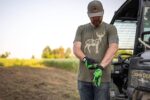 Hooyman Midweight H-Grip Gloves with No-Slip Gripping Technology, Adjustable Wrist Strap, Lightweight Design, and Breathable Neoprene for Gardening, Land Management, Yard Work, and Outdoors, Medium - Image 4