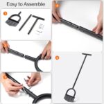 Edger Lawn Tool, 41-inch Long Handle Manual Lawn Edgers with T-Grip, Sharp V Shaped Half Moon Hand Lawn Edging Tool for Effortless Landscaping Sidewalk Yard Garden Flower Bed Border Cable Burying - Image 8