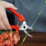 7" Small Pruning Shears Garden Shears - Premium Alloy Steel Bypass Pruner, Precision-ground Blades, Heavy Duty Gardening Tools, Red - Image 5