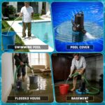 1/3HP Automatic Pool Cover Water Pump, 3035GPH Submersible Sump Pump w/Filter Net, 25ft Power Cord & Check Valve, Water Removal for Swimming Pool, Hot Tubs, Rooftops, Water Beds - Image 7