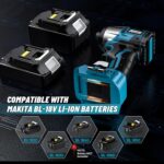 Cordless Impact Driver 1/4" Compatible with 18V Battery (Bare Tool), 1800in-lbs Electric Brushless Impact Drill, Compact Power Driver Tool for Home Projects, Auto-Stop & LED Light - Image 3