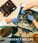 Tool Sets Household Tool Kit, 14-Piece General Home/Auto Repair Tool Set with Hammer, Pliers, Screwdriver Set and Toolbox Storage Case - Perfect for Homeowner, Diyer, Handyman (14-Piece) - Image 7