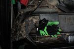 Hooyman Midweight H-Grip Gloves with No-Slip Gripping Technology, Adjustable Wrist Strap, Lightweight Design, and Breathable Neoprene for Gardening, Land Management, Yard Work, and Outdoors, Medium - Image 5