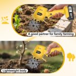 20V Cordless Tiller Cultivator for Gardening, Electric Garden Tiller with Battery & Charger, Garden Rototiller for Lawn Gardening Soil Cultivation, 1 Battery - Image 6
