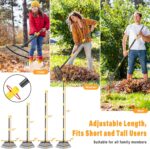 Leaf Rake 25 Steel Tines 6FT - Image 6