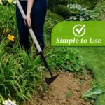 Warren Garden Tool, Heavy Duty Garden Hoes for Weeding Long Handle, Easy Stand Up Triangle Weeder Tool for Garden, 35-66 inch Adjustable Gardening for Weed, Trench, Loosen Soil, Landscape - Image 7