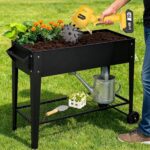 20V Cordless Tiller Cultivator for Gardening, Electric Garden Tiller with Battery & Charger, Garden Rototiller for Lawn Gardening Soil Cultivation, 1 Battery - Image 2