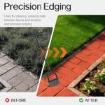 Edger Lawn Tool, 41-inch Long Handle Manual Lawn Edgers with T-Grip, Sharp V Shaped Half Moon Hand Lawn Edging Tool for Effortless Landscaping Sidewalk Yard Garden Flower Bed Border Cable Burying - Image 6
